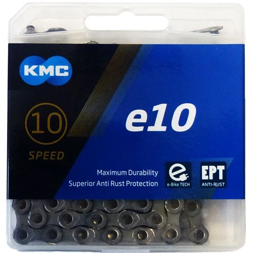 KMC - E10 EPT - Chaîne 10 Vitesses Pour Vélo électrique - 136 Maillons 1 KMC - E10 EPT - Chaîne 10 Vitesses Pour Vélo électrique - 136 Maillons