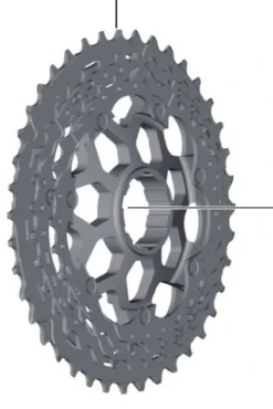 Shimano - Pignons Pour Cassette XT CS-M8000 11-40 | 11-42 | 11-46